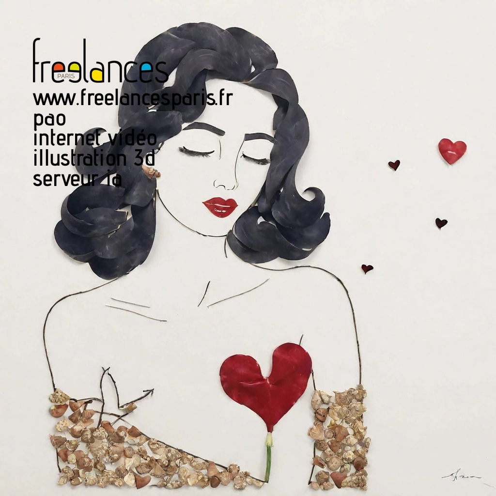 Pao mise en page internet vidéo illustration 3d serveur IA générative AI freelance paris studio de création magazines yrnw4rh0